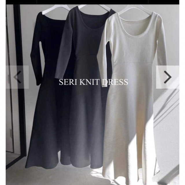 BIRTHDAY BASH(バースデーバッシュ)のbirthdaybash SERI KNIT DRESS ワンピース レディースのワンピース(ロングワンピース/マキシワンピース)の商品写真