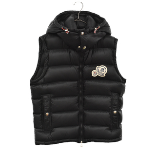 MONCLER - MONCLER モンクレール GERS HOODIE DOWN VEST D20914332949 フーディー ダウンベスト ブラック