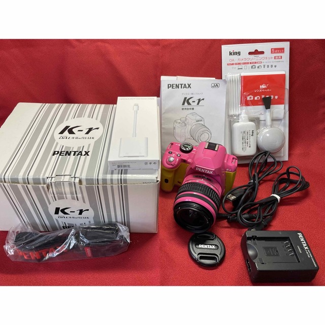 K-r箱付き！ショット数2,265回　PENTAX K-r 特注色　一眼レフ　デジカメ