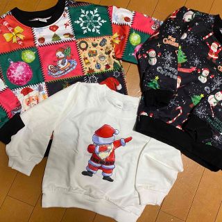 クリスマス／男の子／トレーナーセット(Tシャツ/カットソー)