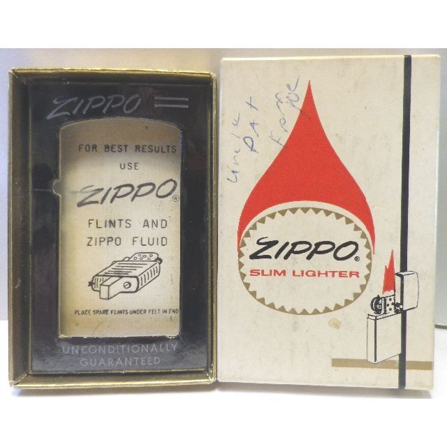 本当に信頼出来る店 ZIPPO - 73年'SLIM ZIPPO 未使用 DERSE BOX 超希少の通販 by その他