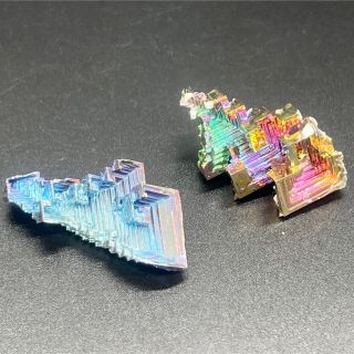 ビスマス結晶 7g 10g 2個セット パワーストーン 置物 UVレジンパーツ (置物)