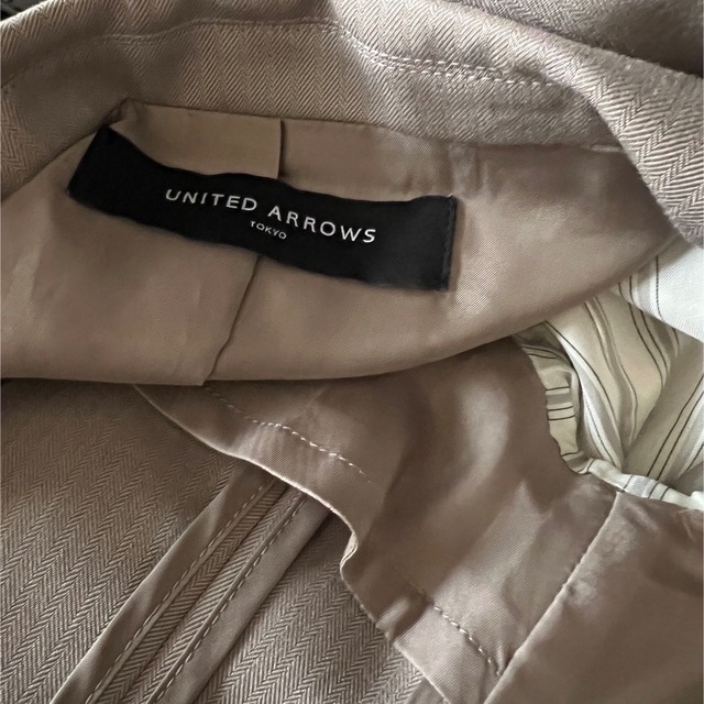 UNITED ARROWS(ユナイテッドアローズ)のユナイテッドアローズ United Arrows パンツスーツ セット ベージュ レディースのフォーマル/ドレス(スーツ)の商品写真