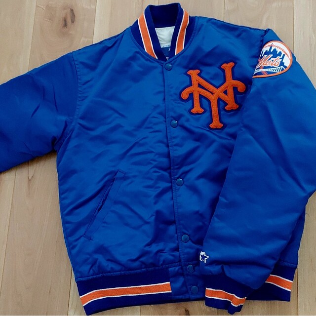 冬の華 【美品】MLB ニューヨーク・メッツ スタジャン | www