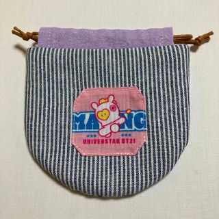 ビーティーイシビル(BT21)の小さなまんまる巾着★BT21  MANG★ハンドメイド(その他)