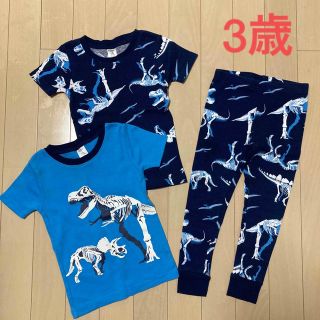 カーターズ(carter's)の恐竜　セットアップ　3点セット(Tシャツ/カットソー)