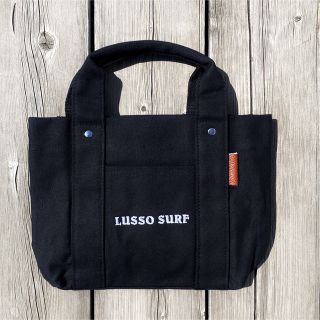 ロンハーマン(Ron Herman)の再入荷⭐︎LUSSO SURFマルチポケットトートバッグ　ブラック　ロンハーマン(トートバッグ)