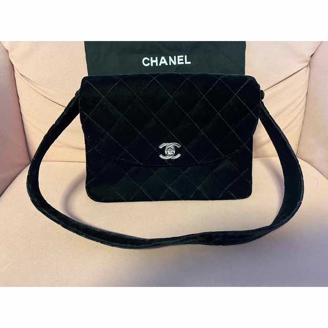 希少品　シャネル　CHANEL ベロア　ワンショルダーバッグ