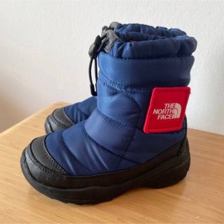 ザノースフェイス(THE NORTH FACE)のノースフェイス  キッズ ヌプシ スノーブーツ 17cm  ネイビー　匿名配送(ブーツ)