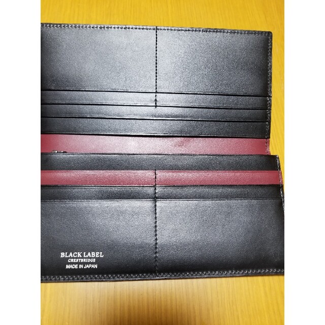 BLACK LABEL CRESTBRIDGE(ブラックレーベルクレストブリッジ)の【新品】ブラックレーベルクレストブリッジ　長財布　ウォレット　エンボスC　黒　② メンズのファッション小物(長財布)の商品写真