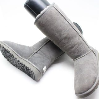 アグ(UGG)の極美品 UGG ムートンブーツ 23　グレー 5815○B94　　　　　　　 　(ブーツ)