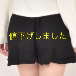 ティティアンドコー(titty&co)のtitty&co.フリルショートパンツ(ショートパンツ)