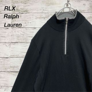 アールエルエックス(RLX（RalphLauren）)のRLX RALPH LAUREN ハーフジップトップス 袖切替 カットソー(Tシャツ/カットソー(七分/長袖))