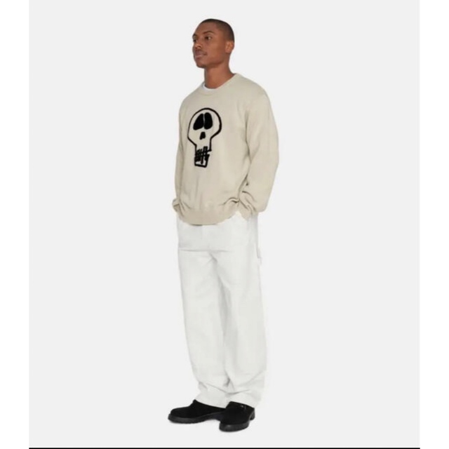 STUSSY(ステューシー)のSTUSSY SKULL SWEATER Mサイズ メンズのトップス(ニット/セーター)の商品写真