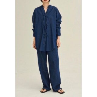 TODAYFUL 完売 Henleyneck Denim Shirts デニム