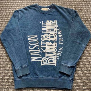 MAISON KITSUNE ロゴスウェット XS インディゴブルー