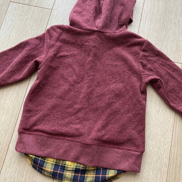 F.O.KIDS(エフオーキッズ)の【新品】エフオーキッズ　パーカー　男の子　120cm キッズ/ベビー/マタニティのキッズ服男の子用(90cm~)(Tシャツ/カットソー)の商品写真