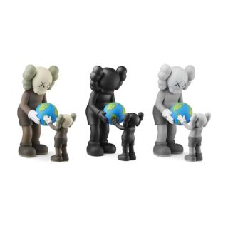 メディコムトイ(MEDICOM TOY)のKAWS THE PROMISE BROWN／GREY／BLACK 3つセット(キャラクターグッズ)