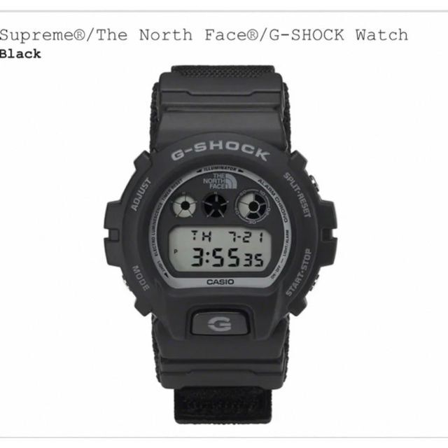 Supreme®/The North Face®/G-SHOCK Black