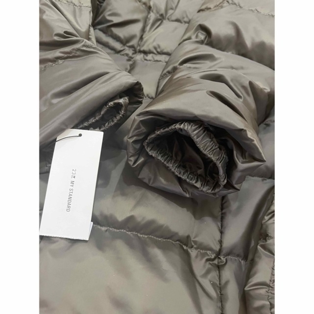 903a 新品 23区【洗える】シレータフタ ショート ダウンコート 38