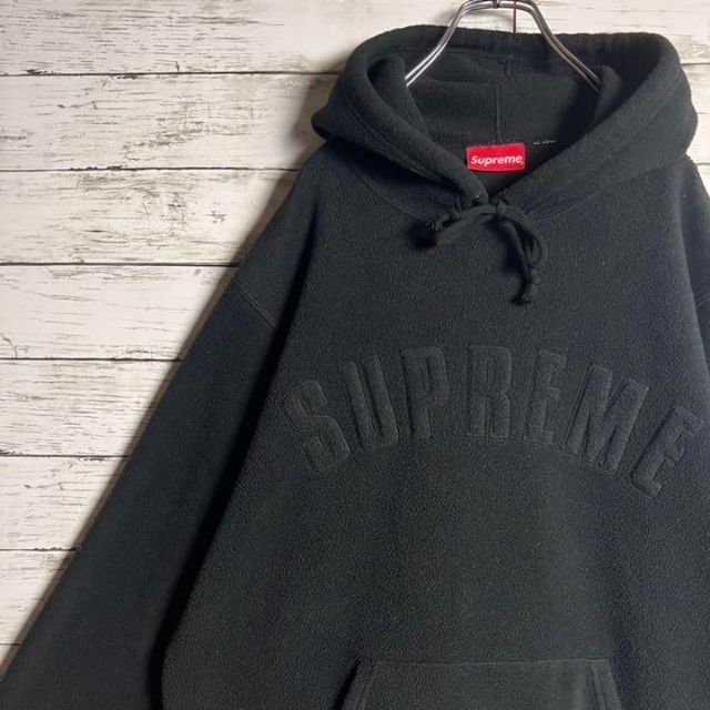 Supreme(シュプリーム)の【即完売モデル】supreme 立体 アーチロゴ ボア パーカー 入手困難 L メンズのトップス(パーカー)の商品写真