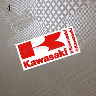 4 Ｋマーク Kawasaki ロゴ カッティング ステッカー 川崎重工 H2