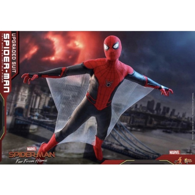 ホットトイズ 1/6 スパイダーマン(アップグレードスーツ版)ファー