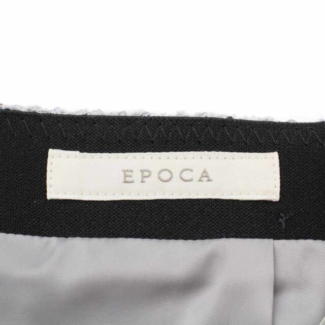 EPOCA(エポカ)のエポカ EPOCA 21AW フレアスカート ひざ丈 ツイード 38 S グレー レディースのスカート(ひざ丈スカート)の商品写真