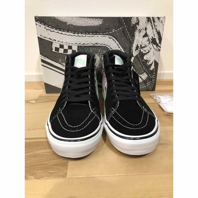 メンズVANS SK8-HI スケートハイ　スカル　28cm スケートボーディング