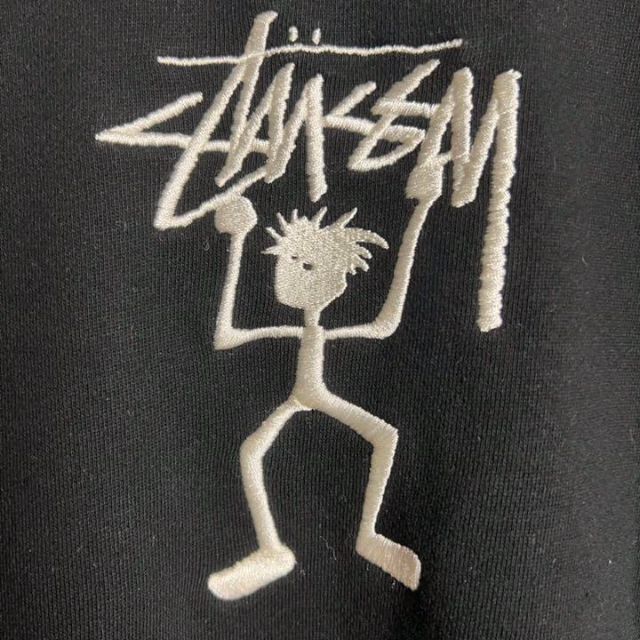 STUSSY - 【超希少デザイン】 STUSSY 刺繍 センターロゴ 即完売入手