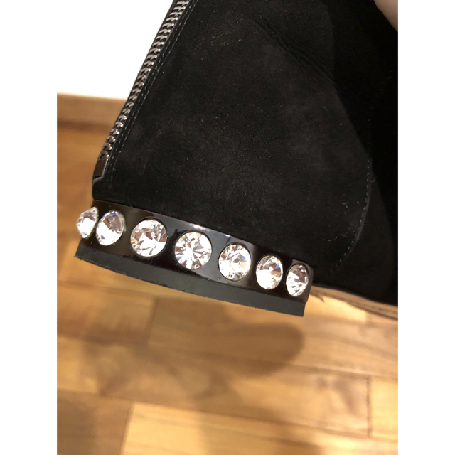 あいさま専用 miumiu ビジューロングブーツ