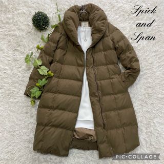 スピックアンドスパン(Spick & Span)のSpick and Span モールスキンロングダウンコート(ダウンコート)