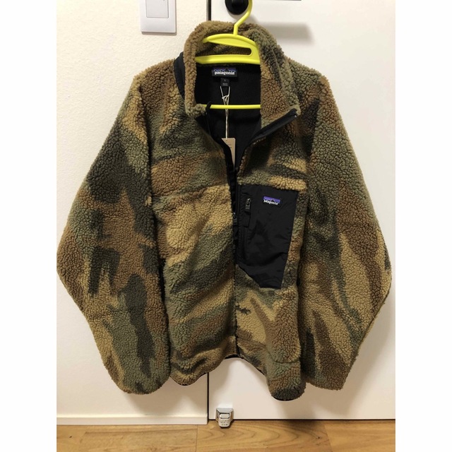 レトロx patagonia USAモデル　限定　カモ　迷彩　camo 新品