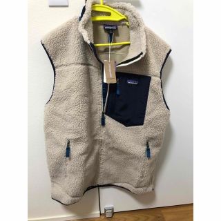 パタゴニア(patagonia)のパタゴニア　レトロX ボアベスト ナチュラルネイビー　23048 希少XL 新品(ベスト)