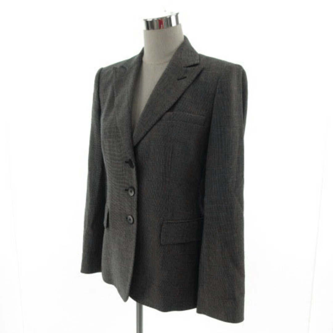 ARMANI COLLEZIONI ジャケット 伊製 バーズアイ柄 紺 白 42 人気 ...