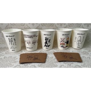 ヒグチユウコ　紙コップ　５コセット　生活のたのしみ展　SHOZOCOFFEE(キャラクターグッズ)