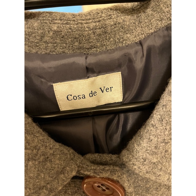 コート　グレー レディースのジャケット/アウター(ロングコート)の商品写真