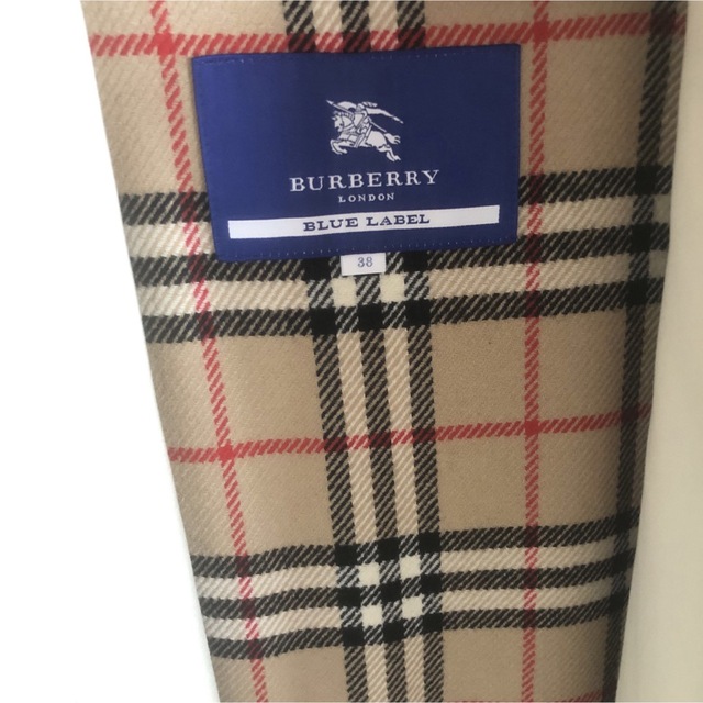 BURBERRY BLUE LABEL(バーバリーブルーレーベル)のBURBERRY BLUElabel ライナー付き綿コート レディースのジャケット/アウター(ロングコート)の商品写真