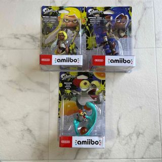 ニンテンドウ(任天堂)のスプラトゥーン amiibo 3種類セット(ゲームキャラクター)