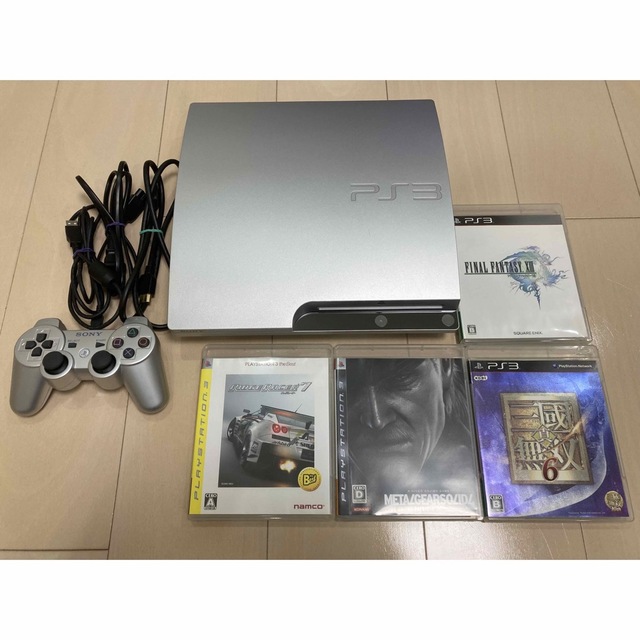 SONY PS3 CECH 2500A シルバー ソフト4本セット