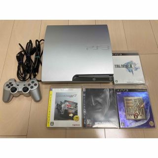 プレイステーション3(PlayStation3)のSONY PS3 CECH 2500A シルバー ソフト4本セット(家庭用ゲーム機本体)