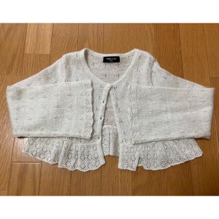 コムサイズム(COMME CA ISM)のコムサイズム　ボレロ　130センチ（美品）(カーディガン)