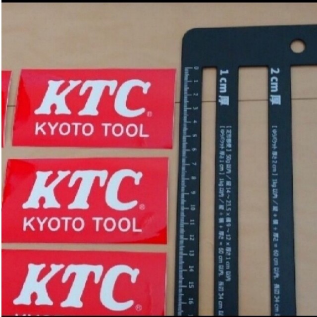 KTC メーカー正規品　ステッカー　3枚セット 自動車/バイクの自動車/バイク その他(その他)の商品写真