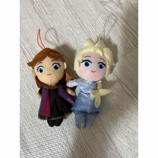 アナトユキノジョオウ(アナと雪の女王)のアナと雪の女王　ぬいぐるみ　マスコット　キーホルダー　エルサ　アナ(キャラクターグッズ)