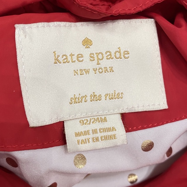 kate spade new york(ケイトスペードニューヨーク)のケイトスペードニューヨーク♡ダウンコート90100ダウンジャケット キッズ/ベビー/マタニティのキッズ服女の子用(90cm~)(コート)の商品写真