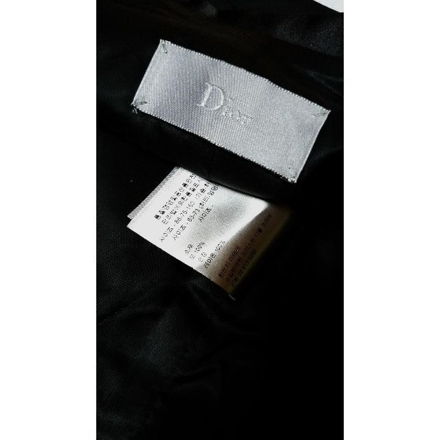 DIOR HOMME(ディオールオム)の正規美 ディオールオム スモーキングショールジレ黒 ドレスラペルベスト 最小38 メンズのトップス(ベスト)の商品写真
