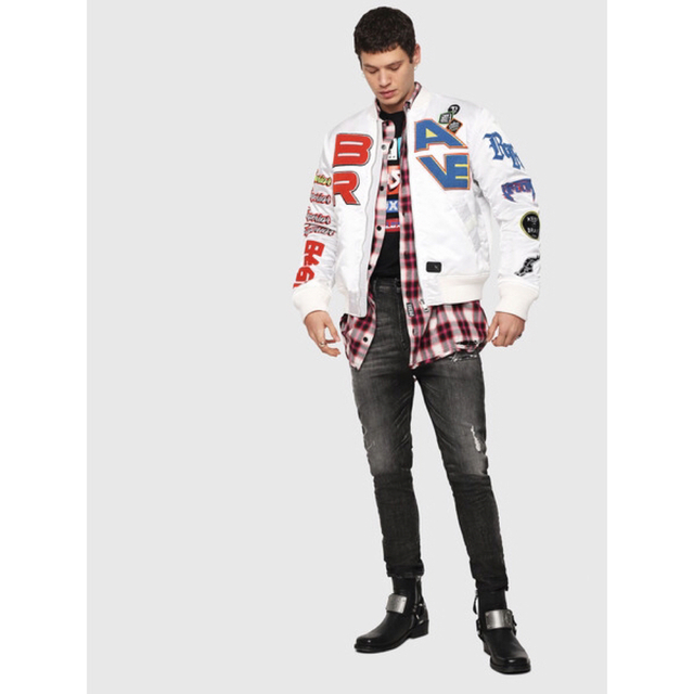 DIESEL デニムスカジャン XL 値下げSALE www.esn-spain.org