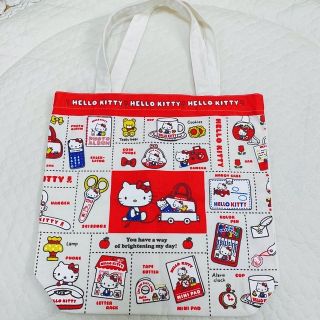 ハローキティ(ハローキティ)のトートバッグ　HELLO KITTY クリアファイル付き(トートバッグ)