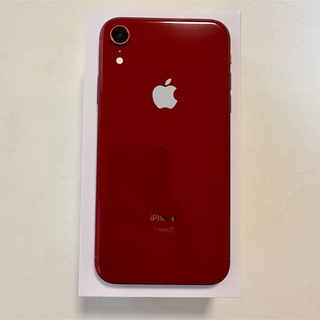 アイフォーン(iPhone)の最終値下げ【美品】iPhone XR Red 128 GB SIMフリー(スマートフォン本体)