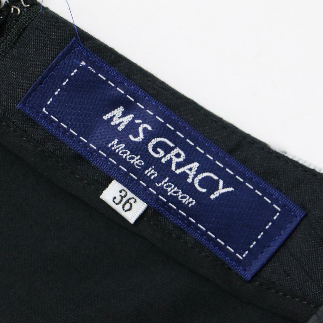M'S GRACY - MS GRACY エムズグレイシー ワンピース ドレス グレー 36
